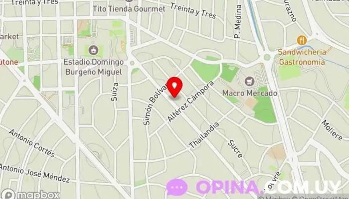 mapa de Clínica Boris Segal Clínica de cirugía plástica, Cirujano plástico en Punta del Este