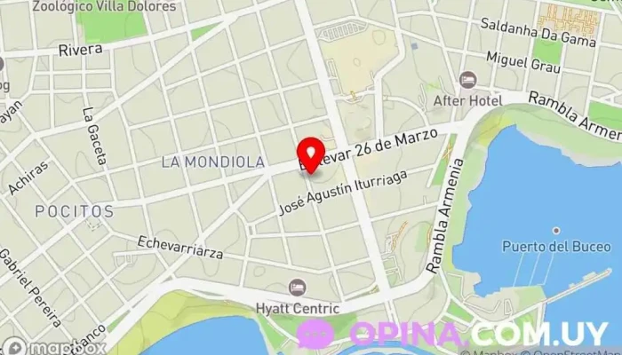 mapa de Clinica Ceepal Servicios médicos locales, Audiólogo, Clínica psiquiátrica, Servicio de salud ocupacional, Psicólogo, Clínica de psicopedagogía, Centro de rehabilitación, Centro escolar en Montevideo