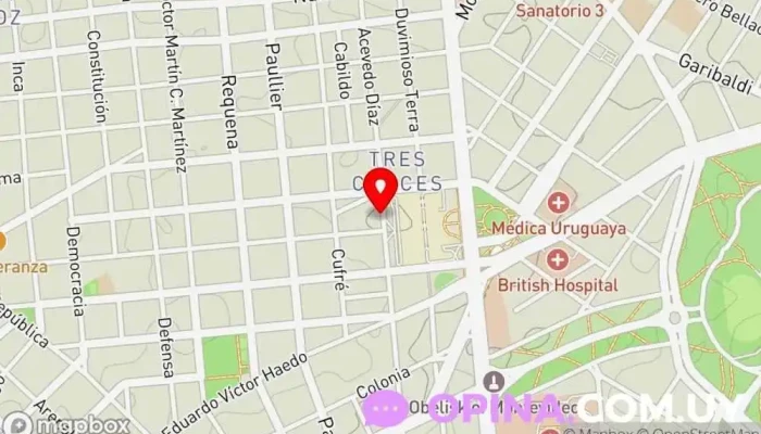 mapa de Clínica Ciardi Clínica dental en Montevideo