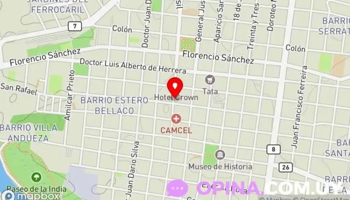 mapa de Clínica Collage Clínica ambulatoria en Melo