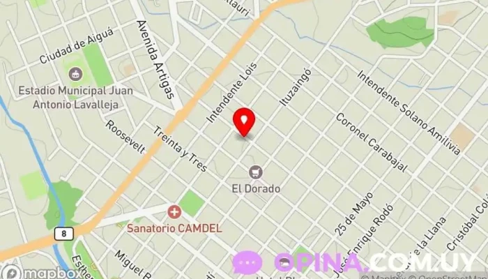 mapa de CLINICA DE DIALISIS DIAVERUM Hospital en Minas