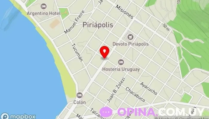 mapa de Clinica de la electrónica Reparaciones en Piriápolis