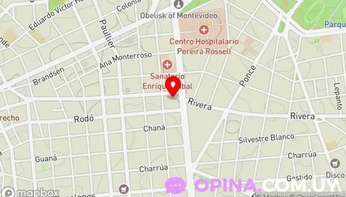mapa de Clinica del sueño Clínica del sueño en Montevideo
