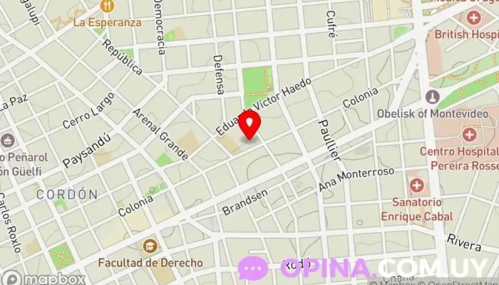 mapa de Clínica del sueño Neumo Check Clínica del sueño, Centro médico en Montevideo