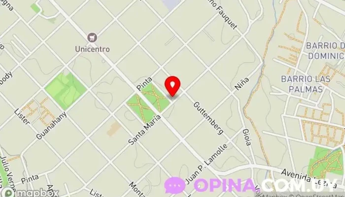 mapa de Clínica Dental Dra Cecilia Cusin Clínica dental en Montevideo
