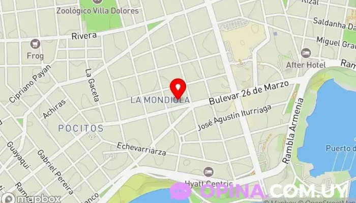 mapa de Clínica Dental Estética Médico en Montevideo