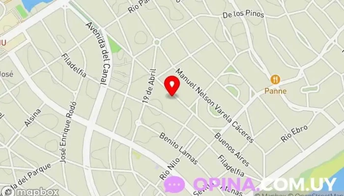 mapa de Clínica Dental Gapic Clínica dental en Ciudad de la Costa