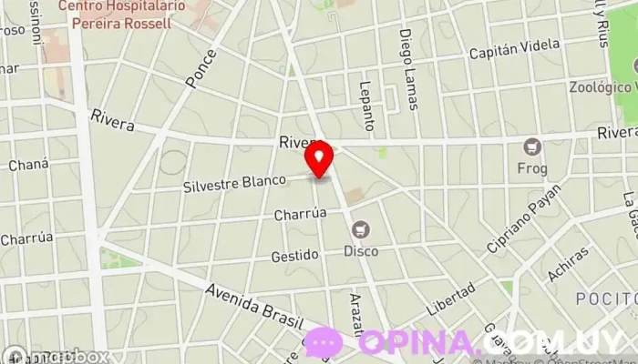 mapa de Clínica Dental Smile Teeth Clínica dental en Montevideo