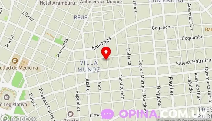 mapa de Clínica dental tony Clínica ambulatoria en Montevideo