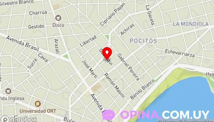 mapa de Clinica Dermalife Clínica especializada en Montevideo