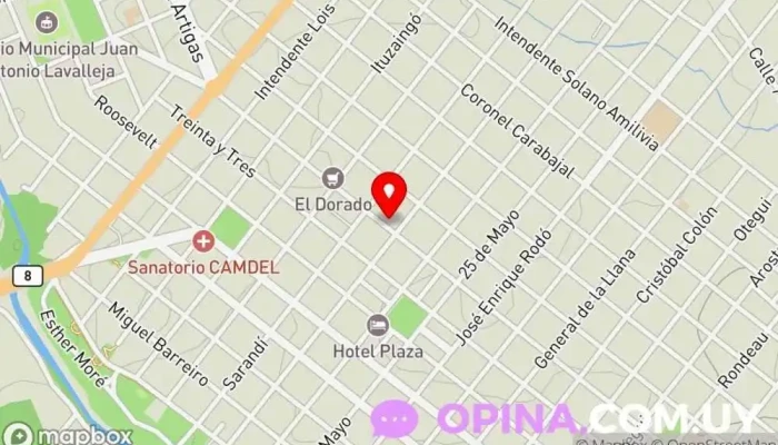 mapa de Clinica Echague Espacio de coworking en Minas