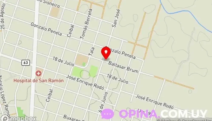 mapa de Clínica Encantarte Clínica dental en San Ramón