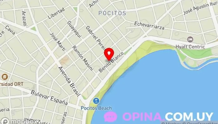 mapa de Clinica estética LauraG Clínica ambulatoria en Montevideo