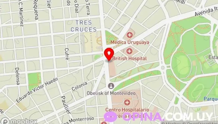 mapa de Clínica Gutiérrez Galiana Clínica especializada en Montevideo
