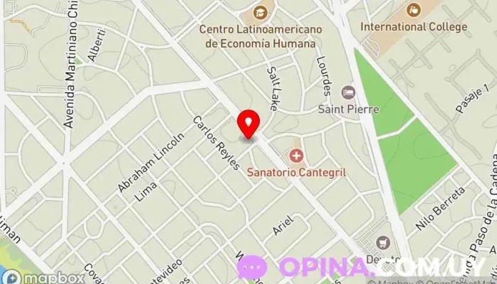 mapa de CLÍNICA HANNAY - Oftalmología de avanzada Clínica de oftalmología en Punta del Este