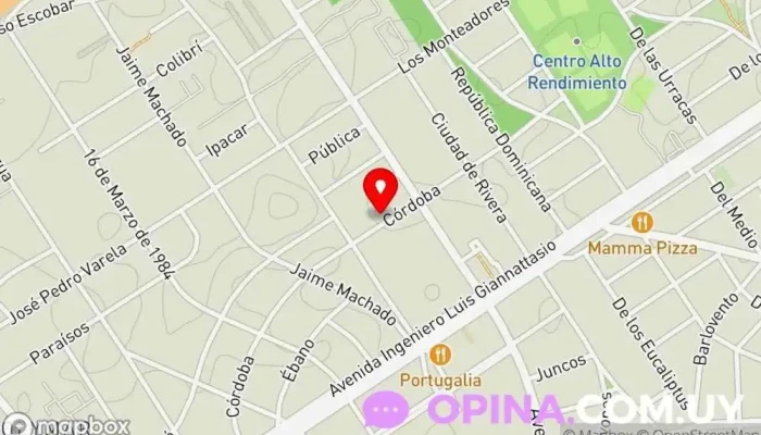 mapa de Clinica Integral de la costa Clínica especializada en Ciudad de la Costa