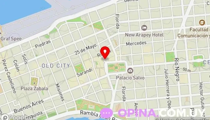 mapa de Clínica Jaume & Santo Clínica dental en Montevideo
