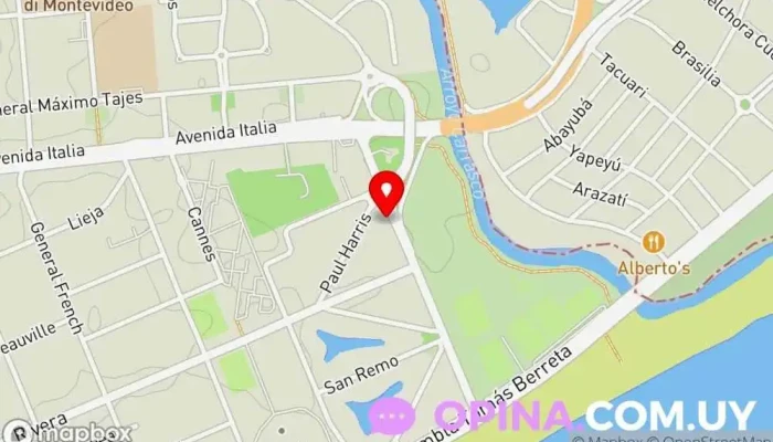 mapa de Clínica Odontologica Dra. F. Segundo Clínica dental en Montevideo