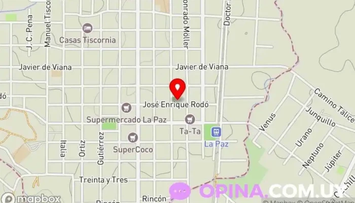 mapa de Clínica Odontológica Integral Dra. Argentina Pita Dentista en La Paz