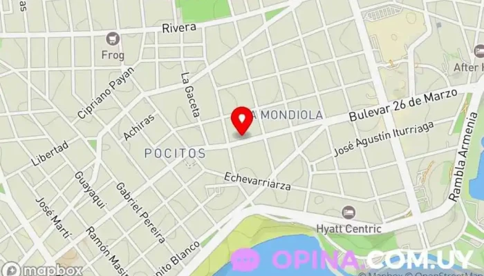 mapa de Clinica Odontológica Integral Clínica dental en Montevideo