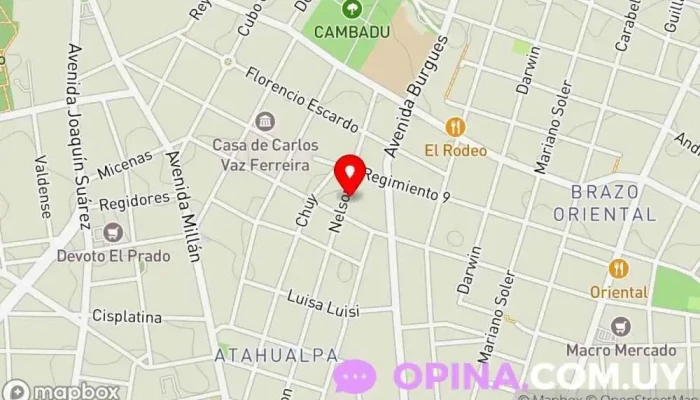 mapa de Clínica Odontológica Integral Clínica especializada en Montevideo