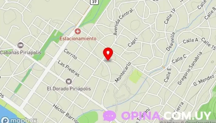 mapa de Clínica odontologica Clínica dental en Piriápolis