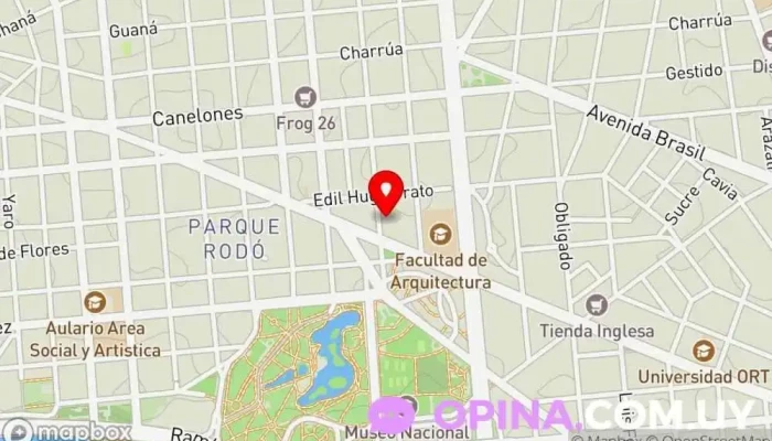 mapa de Clinica Odontológica Dentista, Clínica dental, Médico en Montevideo