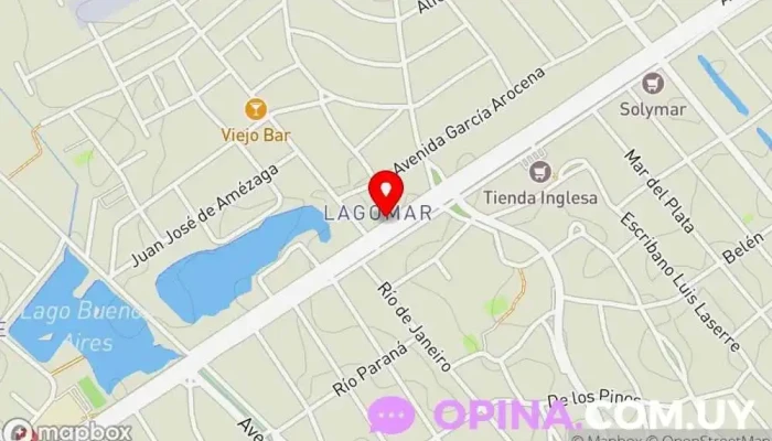 mapa de Clínica Odontológica Smiletime Clínica dental en Canelones