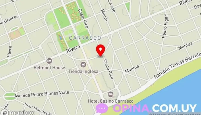 mapa de Clínica Platinum Clínica ambulatoria en Montevideo