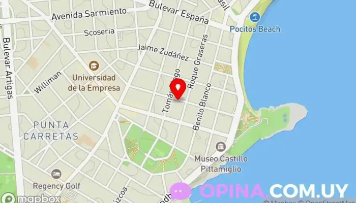 mapa de Clínica Rehabilitación Odontológica Clínica dental en Montevideo
