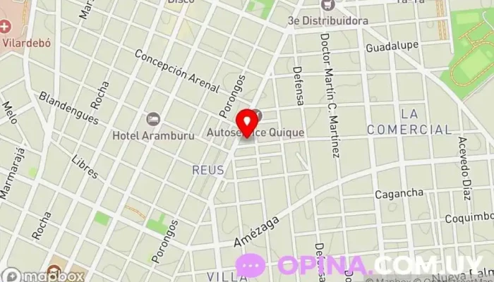 mapa de Clínica Revital Dent Clínica dental en Montevideo