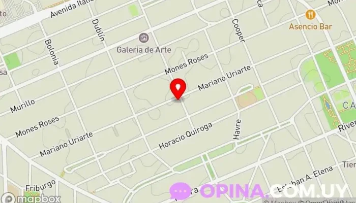 mapa de Clínica Veterinaria Carrasco Veterinario en Montevideo