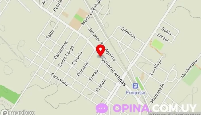 mapa de Clínica Veterinaria La Lugareña Veterinario en Progreso