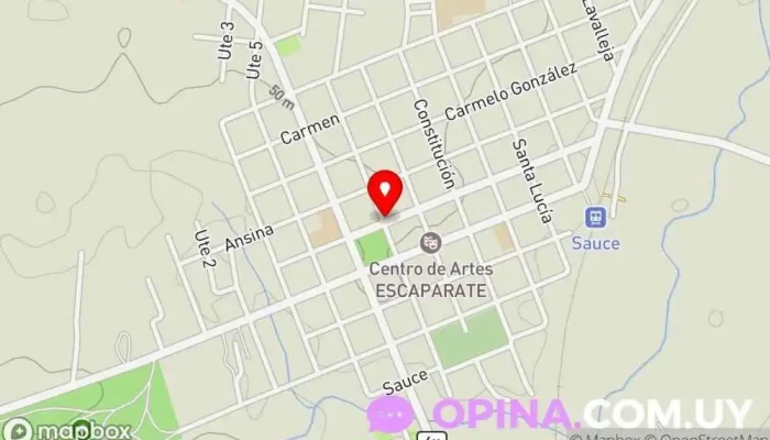 mapa de Clinica Veterinaria Sauce Veterinario en Sauce