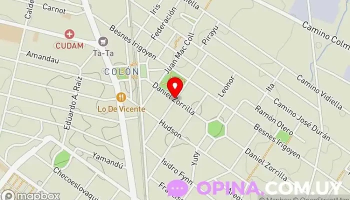 mapa de Clinica Wolf Agencia de servicios de atención a la tercera edad en Montevideo