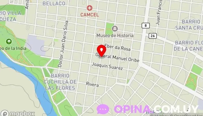mapa de Clip Caprichos Papelería en Melo
