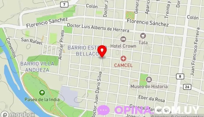 mapa de Club De Lectores Tula Centro comercial en Melo