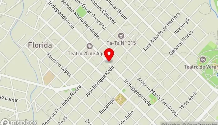 mapa de Club Florida Club nocturno en Florida