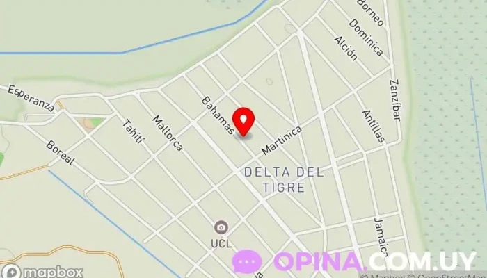 mapa de Club Osolanas Casa rural en Ciudad del Plata