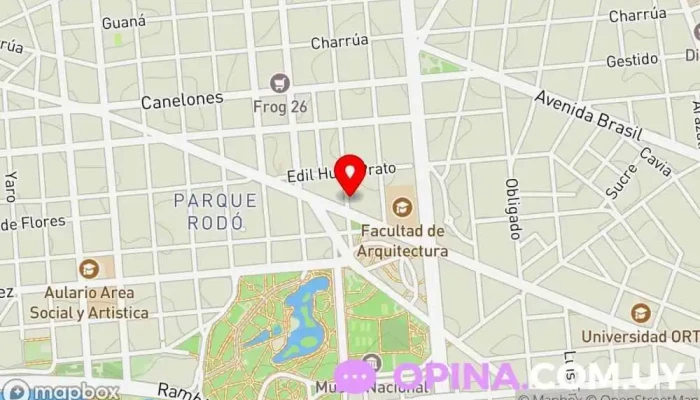 mapa de CME Centro de Medicina y Especialidades Médico especializado en medicina laboral, Gastroenterólogo, Médico de medicina general, Laboratorio de análisis clínicos, Médico especializado en medicina deportiva, Urólogo en Montevideo