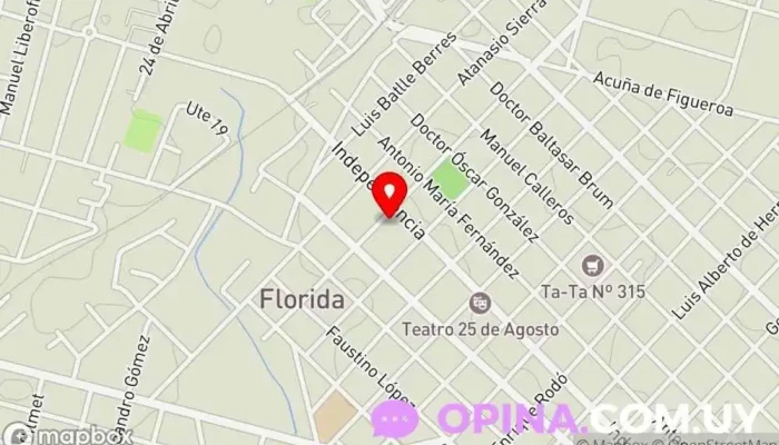 mapa de C.Mendieta. Inmobiliaria Agencia inmobiliaria en Florida