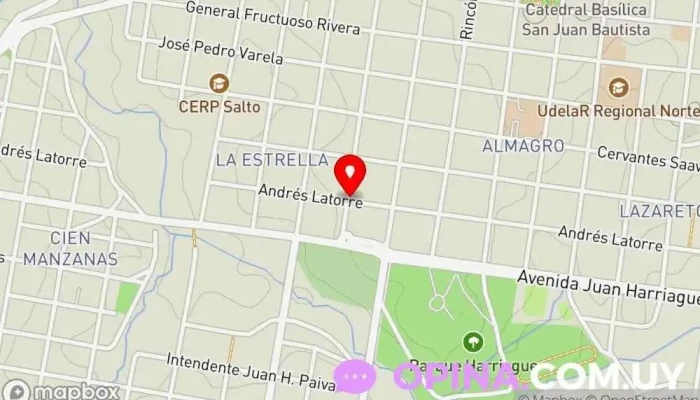 mapa de Coche escuela Ana Laura Centro escolar en Salto