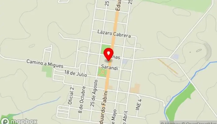 mapa de Cocina Abierta 867 Restaurante de comida rápida en Solís de Mataojo