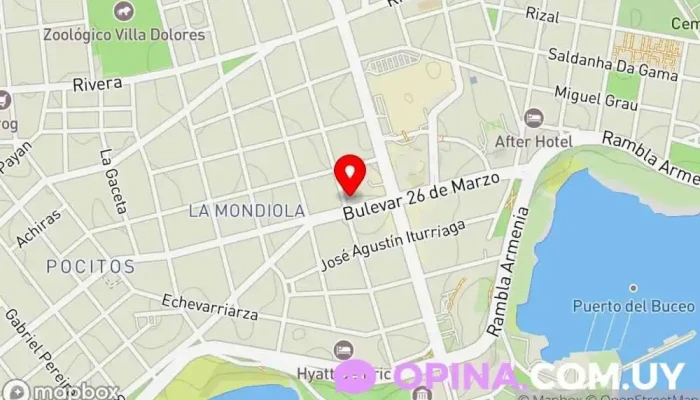 mapa de Codesal Negocios Inmobiliarios Agencia inmobiliaria en Montevideo