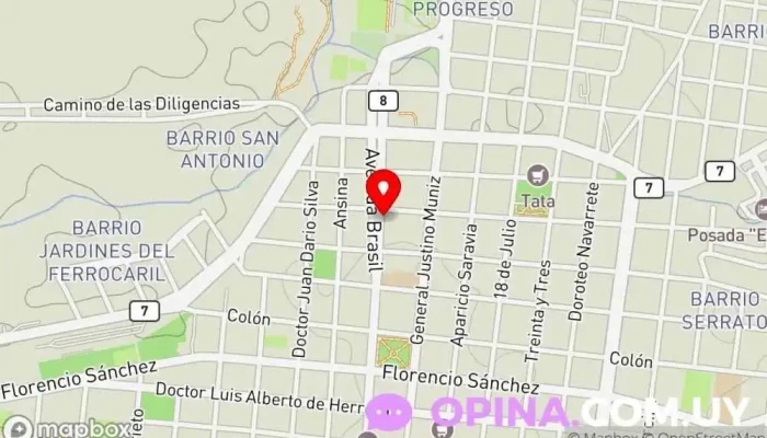 mapa de Codoncel Mecánico protésico dental en Melo