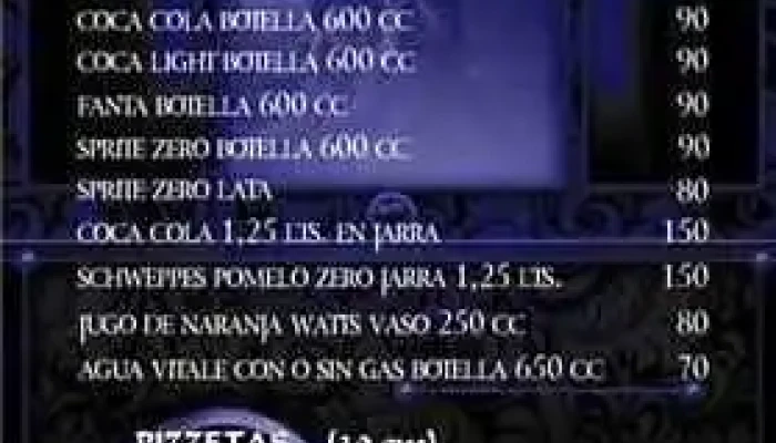 Cold Music Bar -  Menu - Montevideo