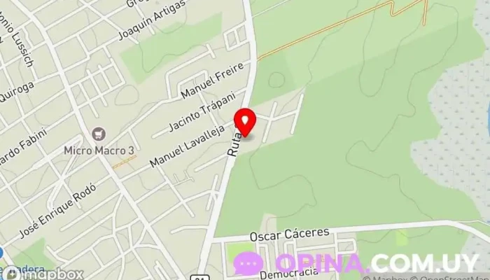 mapa de Colegio CENI School - Colonia Colegio privado, Escuela en Col. del Sacramento