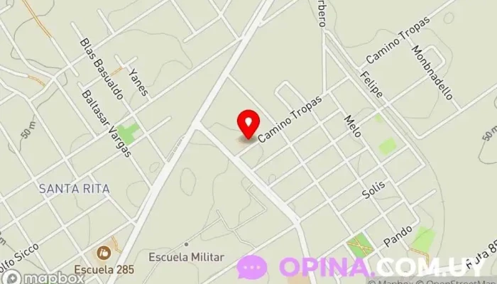 mapa de Colegio Cristo Rey Colegio privado en Toledo