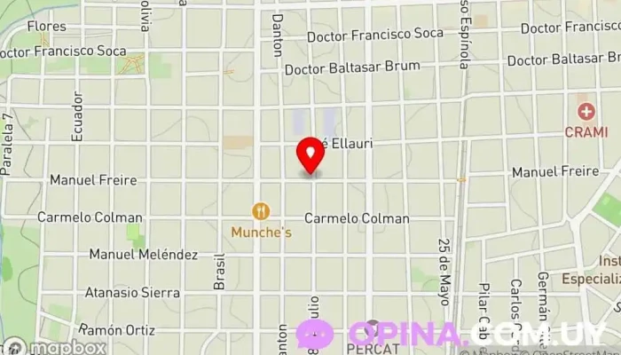 mapa de Colegio Eduardo Fabini Colegio bilingüe en Las Piedras