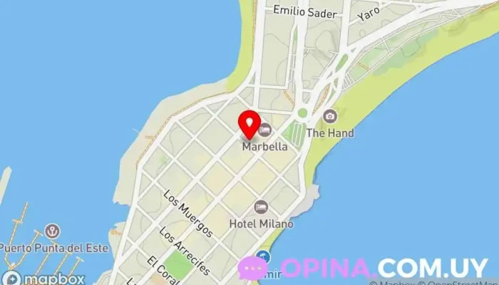 mapa de Colegio El Mamboretá Centro Head Start en Punta del Este